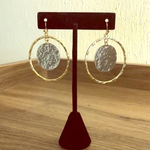 Nordstrom Gold and Silver Earrings